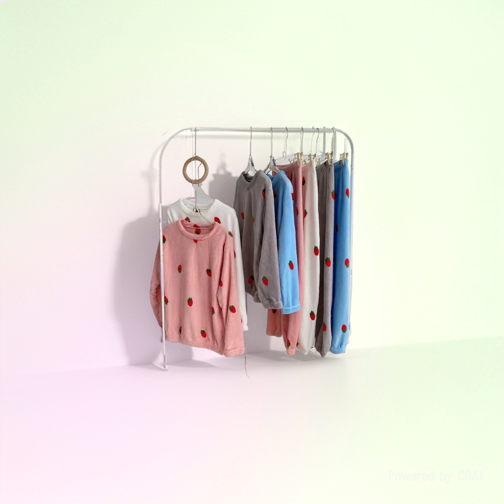 童装/睡衣拉架棉/宝宝睡衣/儿童莫代尔棉家居服/婴幼儿衣服分体产品图