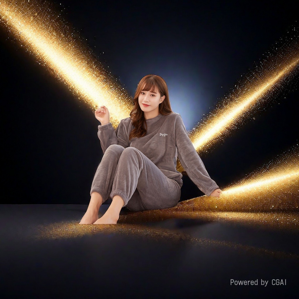 睡衣/家居服/女士睡衣/法兰绒睡衣/真丝睡衣细节图