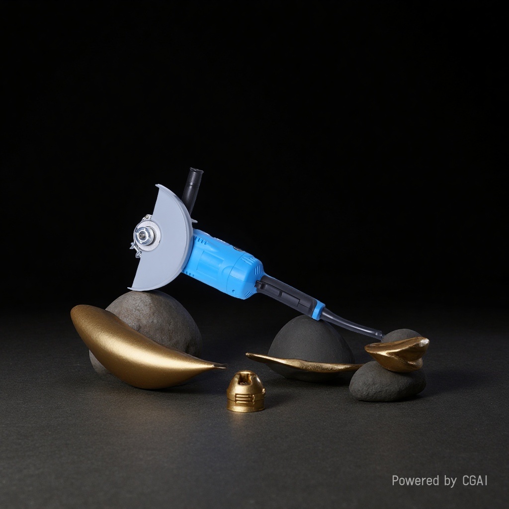 ANDELI ADL-6023 Professional Angle grinder, high-power hand grinding wheel cutting machine, stone and metal grinding machine details Picture