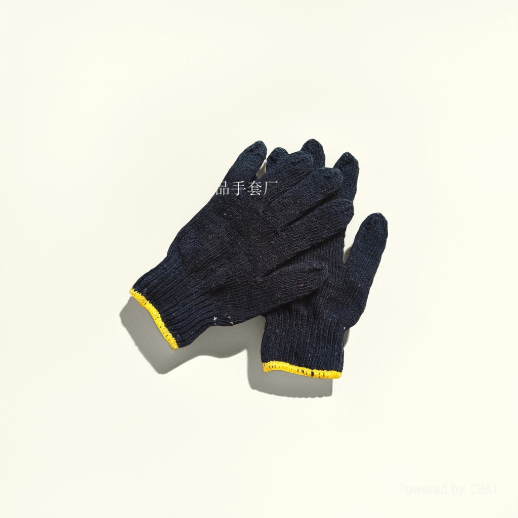 Wholesale cotton yarn gloves, anti-slip and wear-resistant thickened knitted yarn gloves, construction site work safety gloves for men Application Scenario