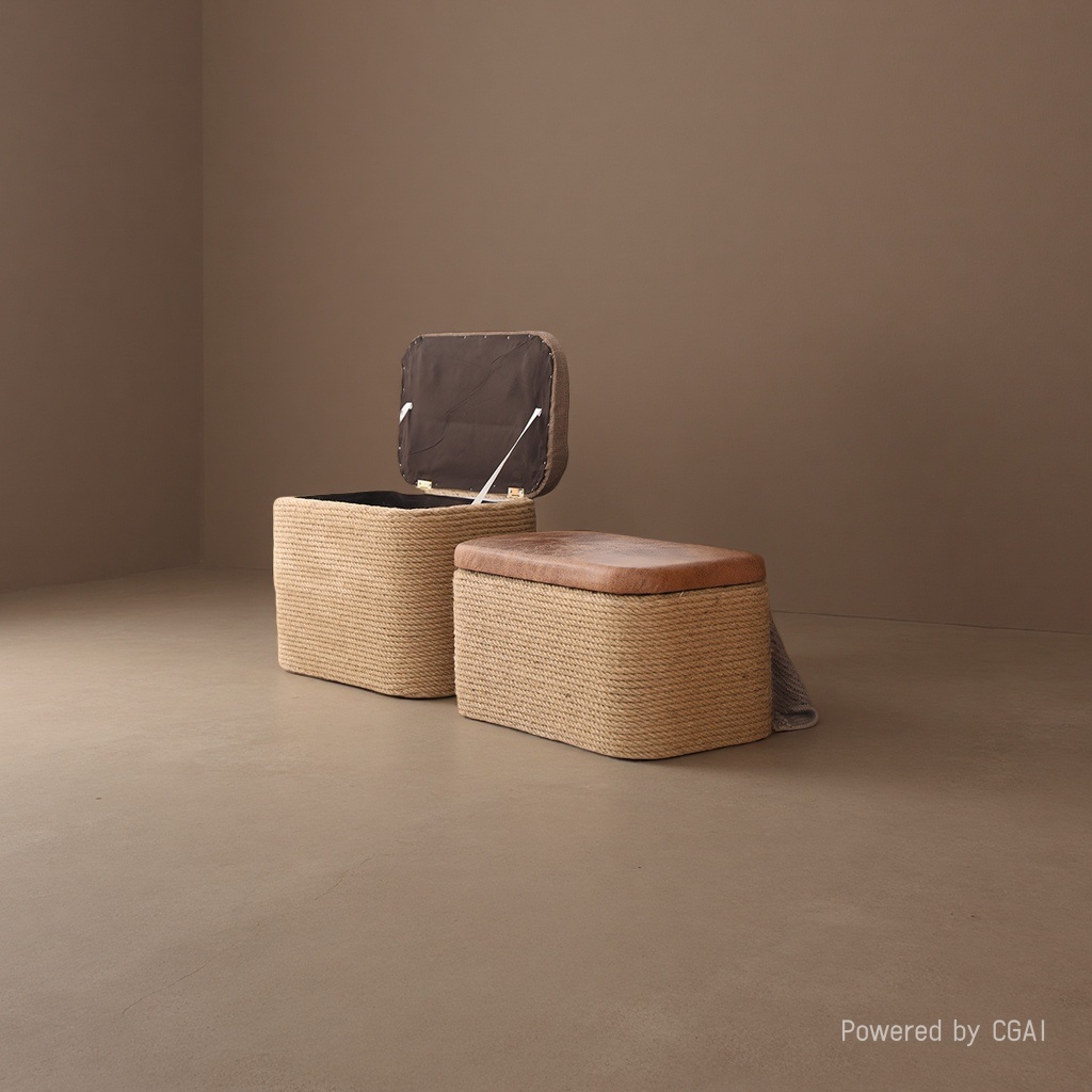 收纳凳、储物凳、收纳桌实物图