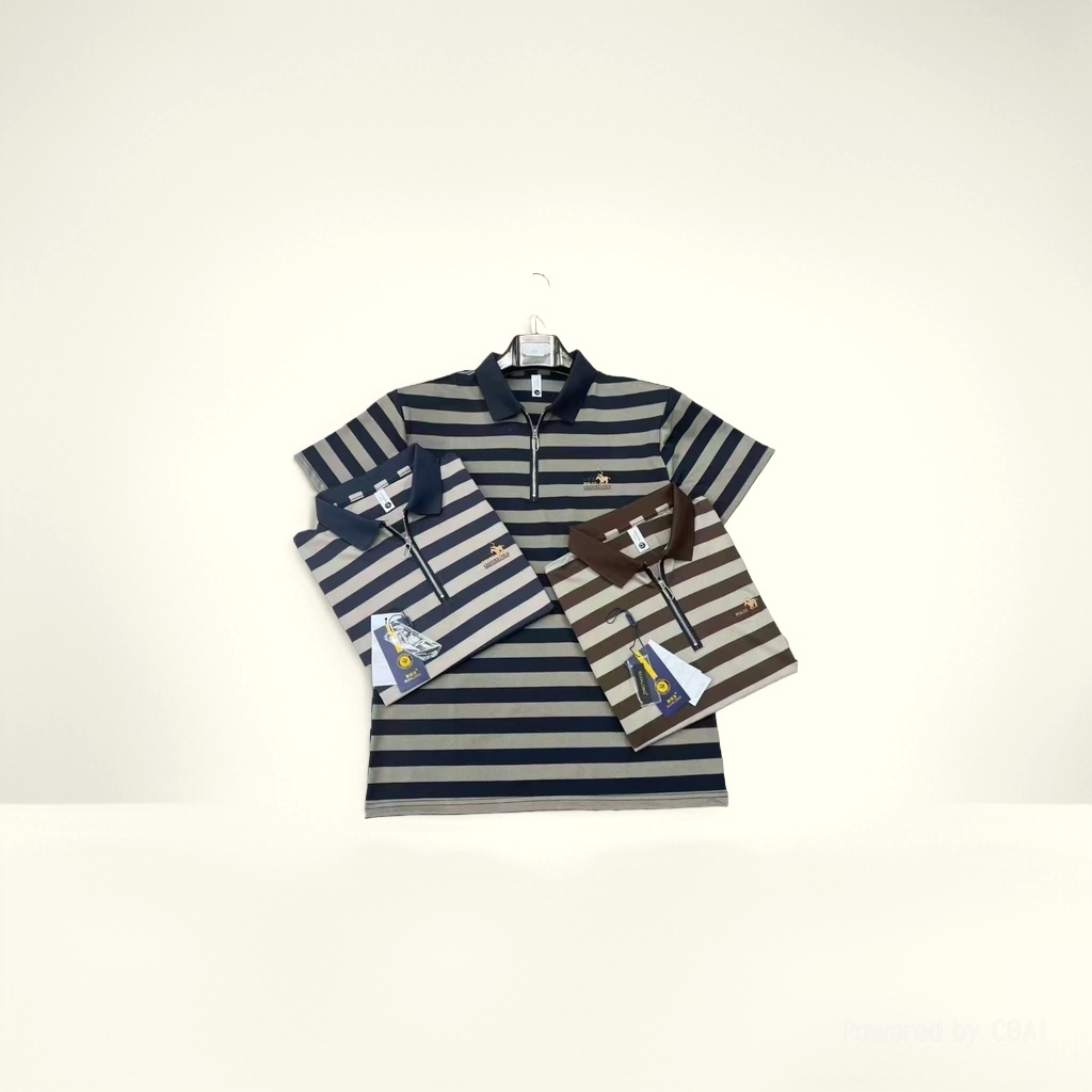 Ralph Lauren men's POLO shirts, large-sized spring short-sleeved tops, trendy men's half-sleeved shirts