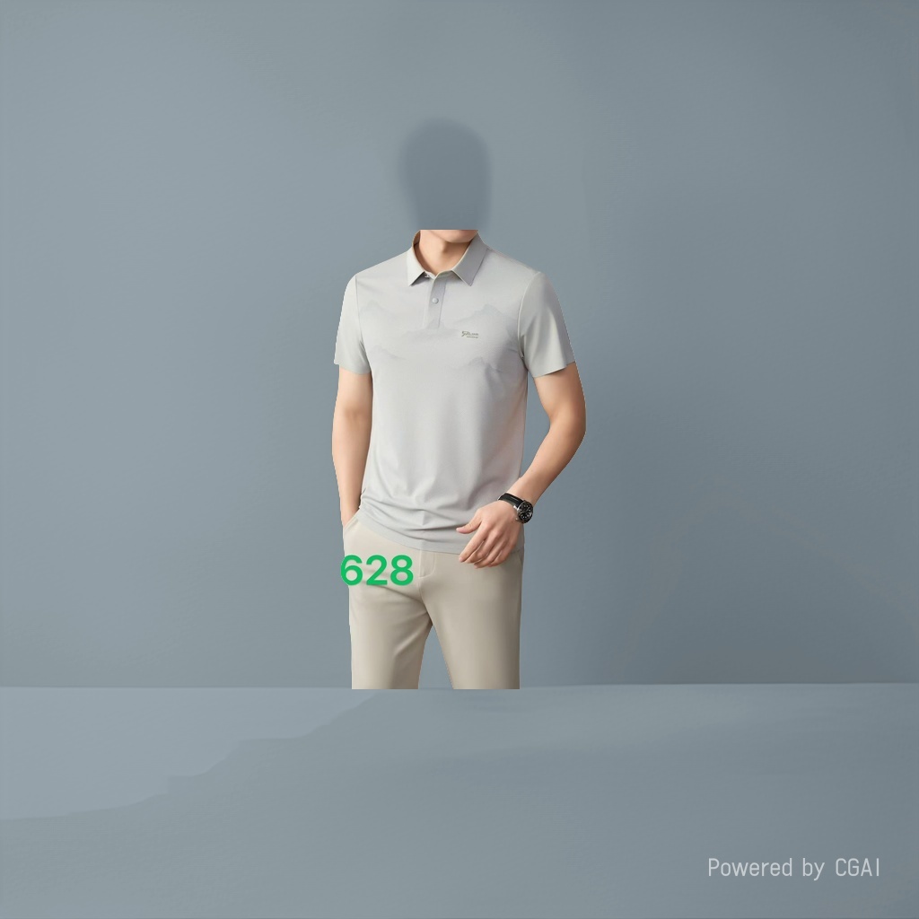 男士POLO衫实物图