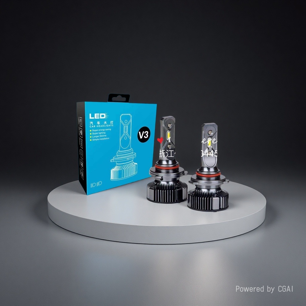 Automotive LED headlights, headlamps, in-car electrical appliances, automotive accessories, LED bulbs, 12V waterproof and durable