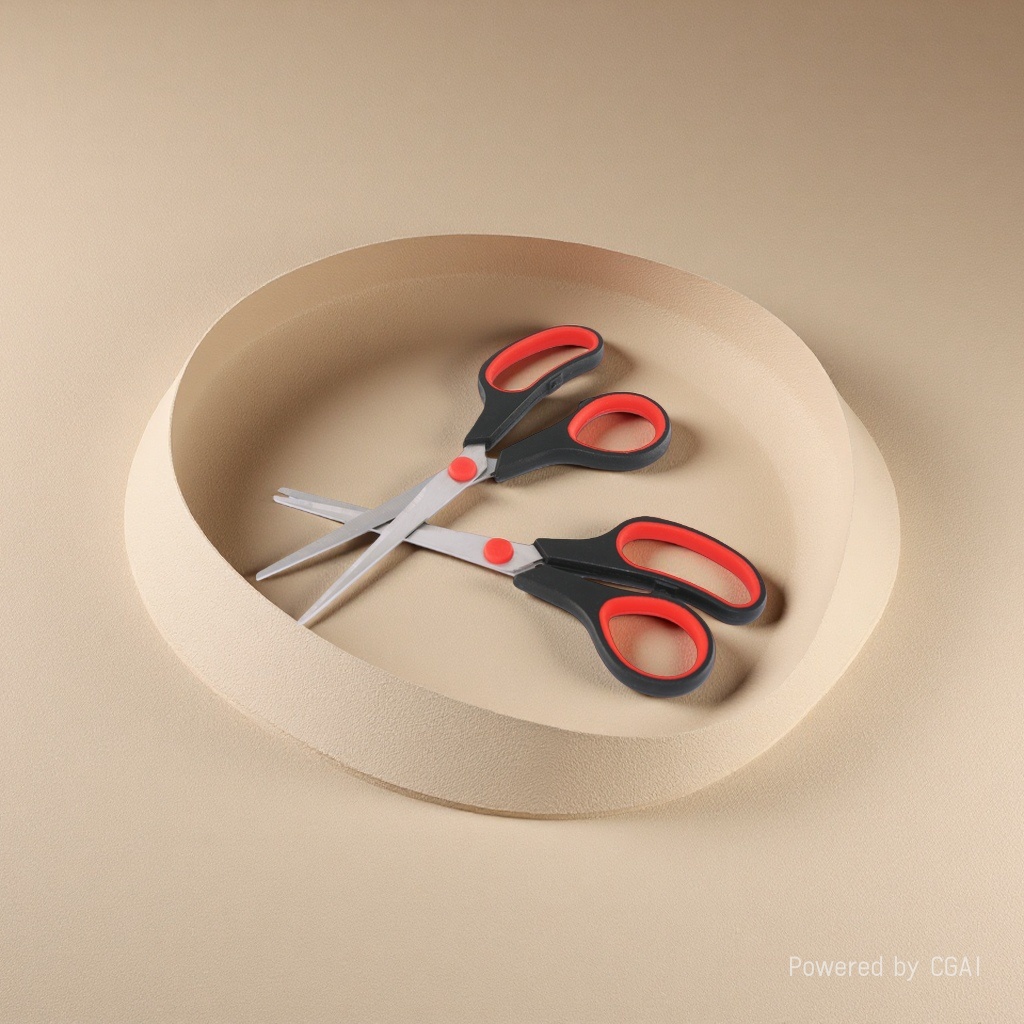 厂家批发不锈钢办公剪刀学生多功能裁纸商用剪刀