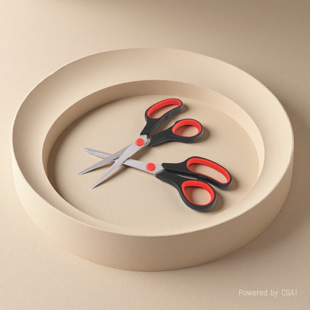 Wholesale stainless steel office scissors, student multi-functional paper cutters and commercial scissors from the manufacturer Specification image
