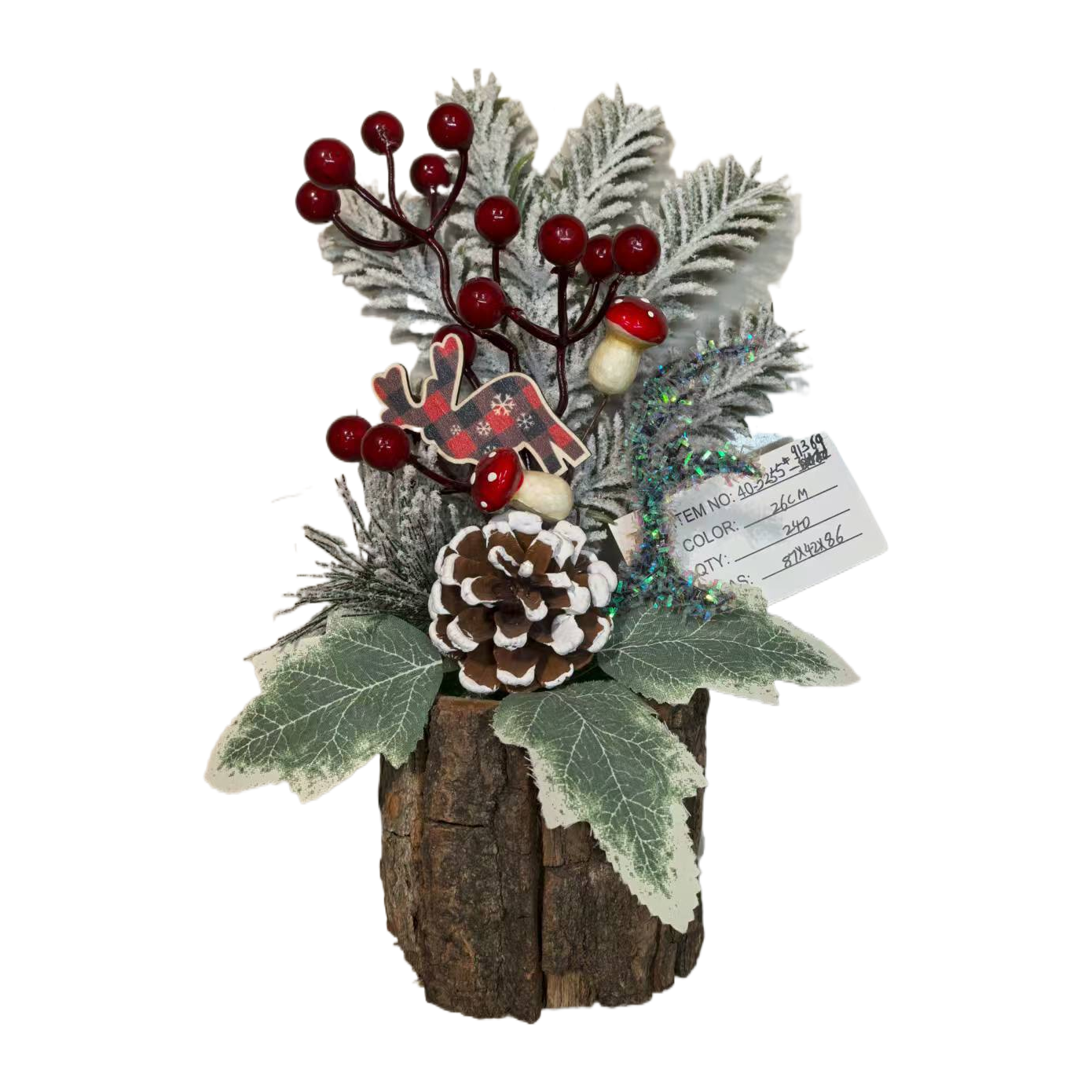 圣诞用品/索特/圣诞/圣诞花环/电动圣诞老人白底实物图