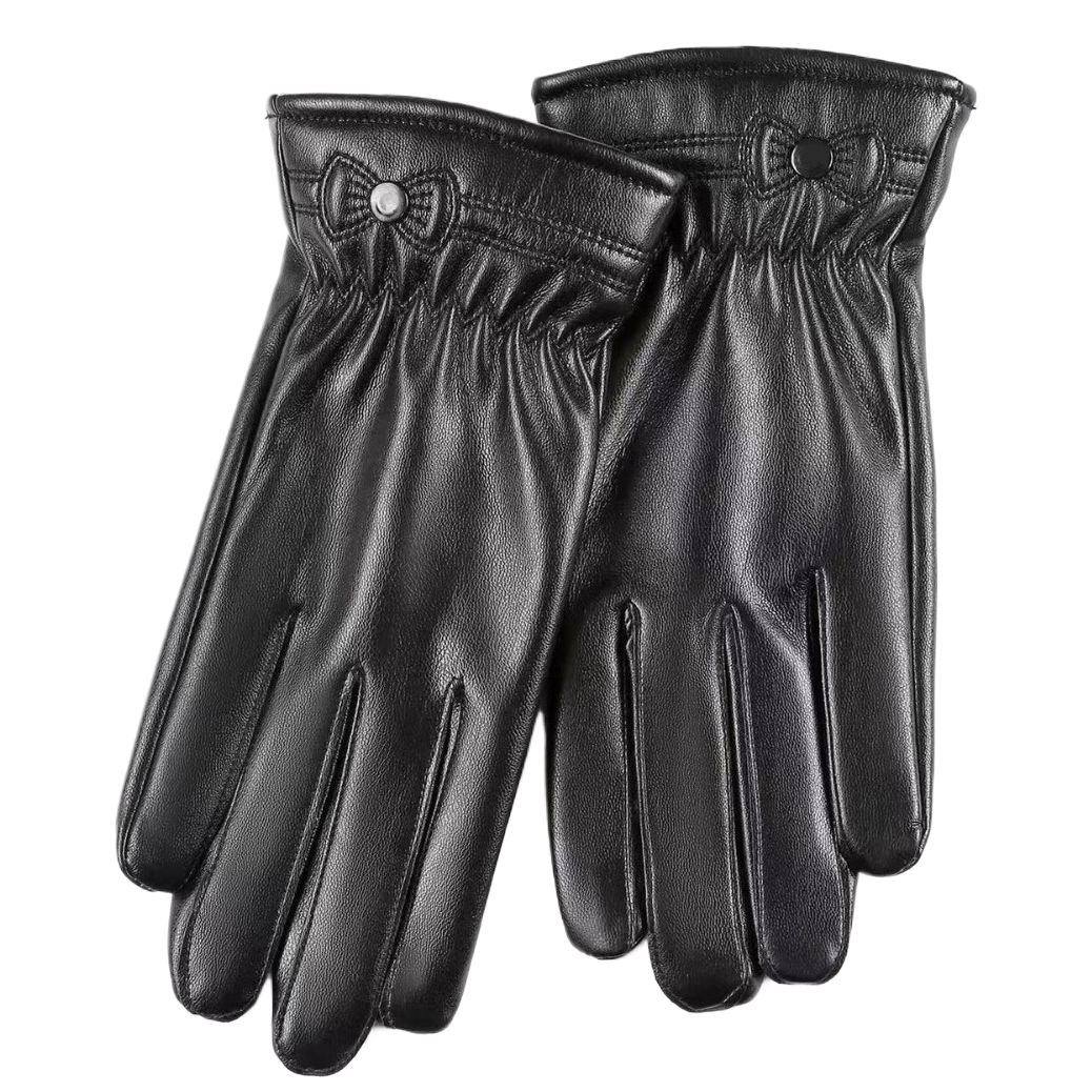 Creative leather gloves, adult outdoor heat-insulating gloves, cartoon design, anti-slip and wear-resistant Application Scenario