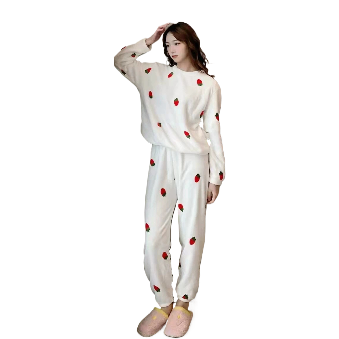 童家莫代尔棉睡衣拉架宝宝儿童分体家居服婴幼儿衣服