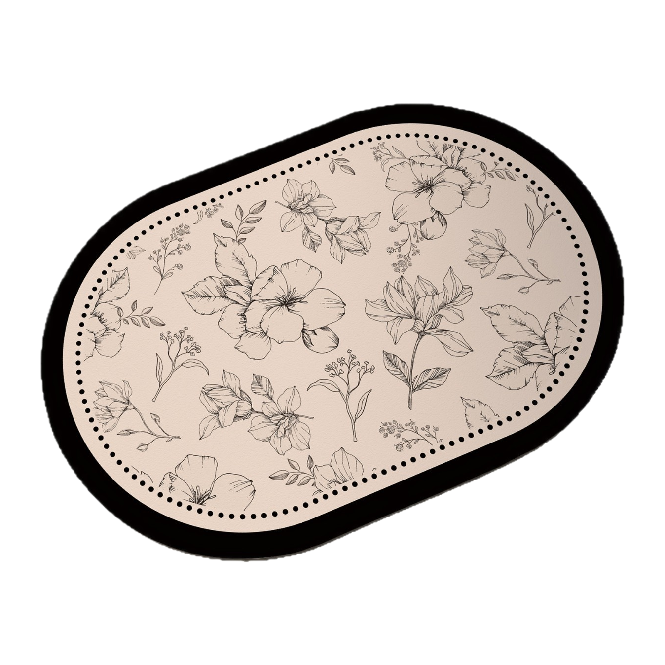 Silk ring floor mat, cross-border bathroom mat, anti-slip carpet, soft, water-absorbent and durable Item Picture