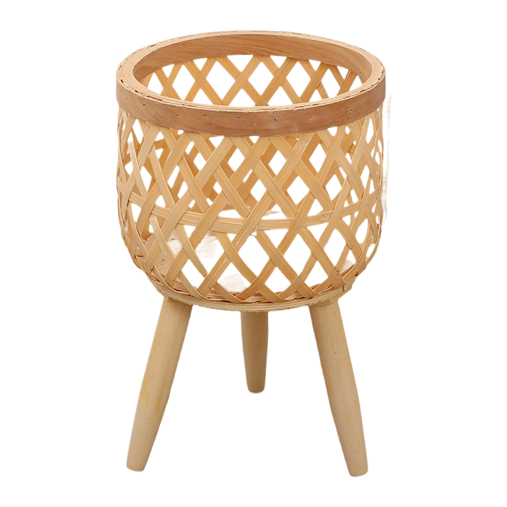 竹签/竹制品/扇子/竹编篮/娃娃宴礼盒竹篮白底实物图