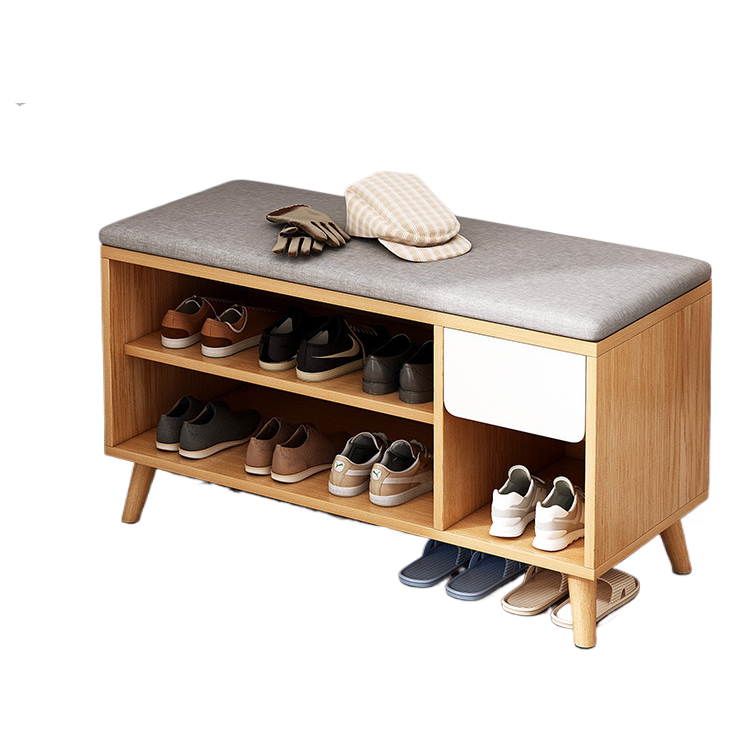 鞋柜/收纳盒/玄关斜插式鞋柜/实木鞋柜/双开门储物柜白底实物图