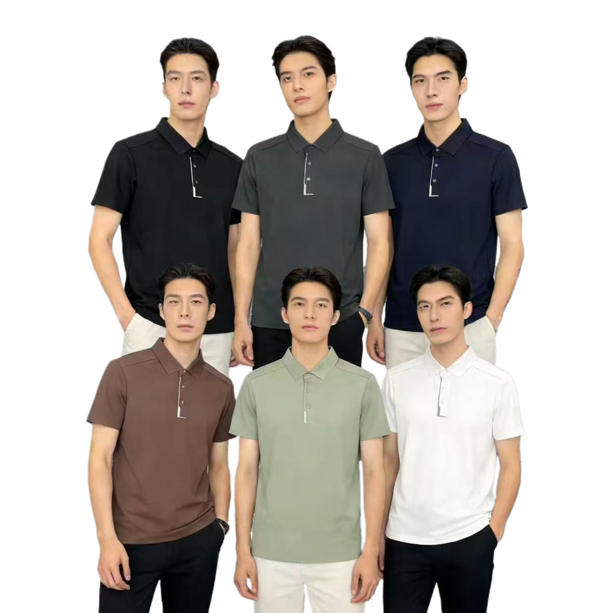 Ralph Lauren men's POLO shirt, large size spring short-sleeved top, trendy brand men's half-sleeved shirt 155520331 Item Picture