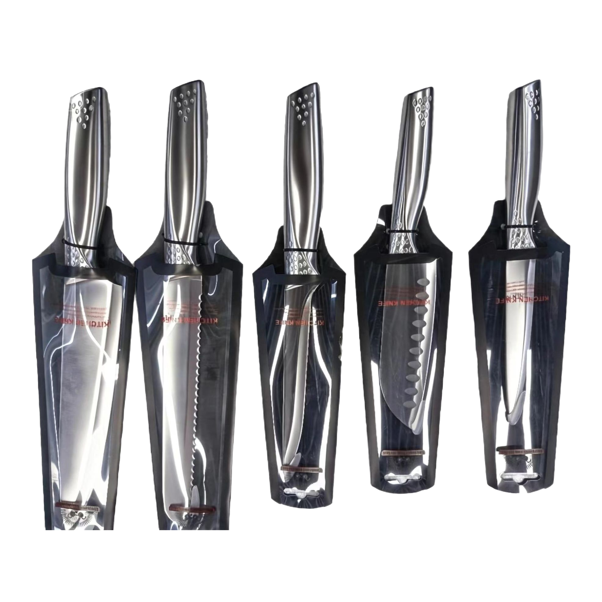 "Fengcang Craftsmanship · Culinary Enjoyment of Natural Perfection" High-end Knife Five-piece Set: With this set in hand, unlock all the highlights in your kitchen Item Picture