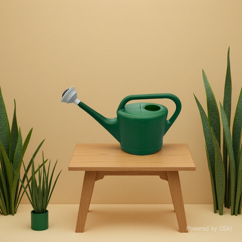 The green watering can can be used to spray water and irrigate the main body of the water bottle details Picture