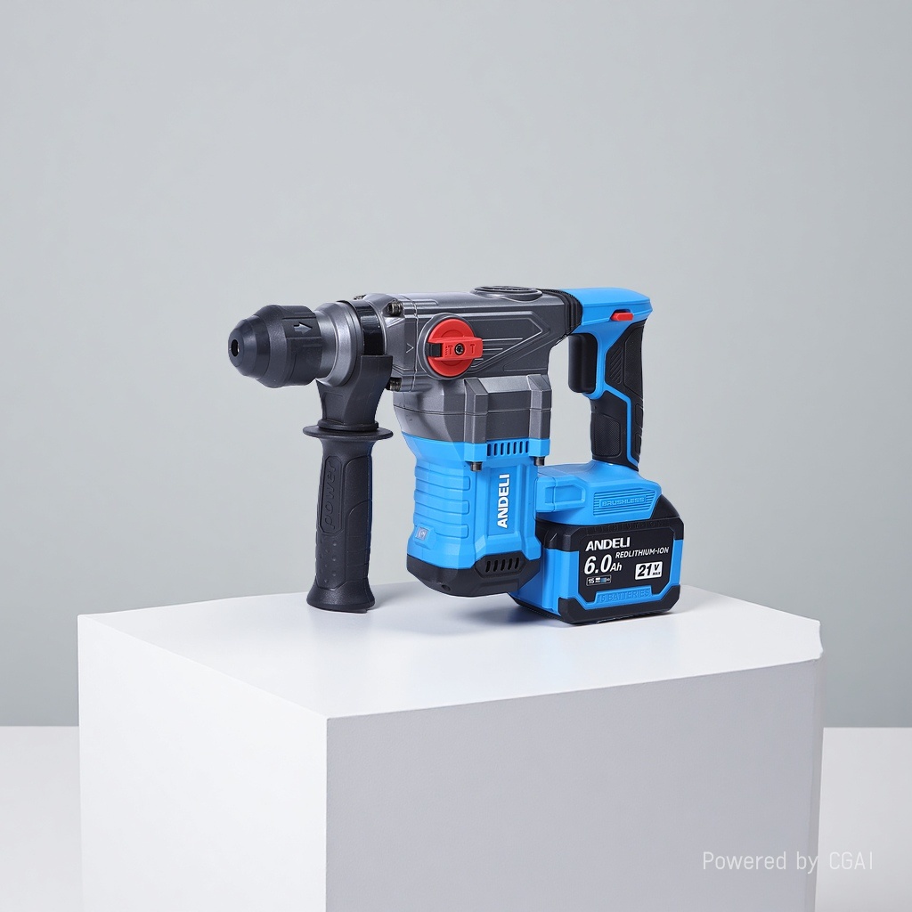 ANDELI 21V brushless lithium battery hammer, high-power rechargeable impact drill and pickaxe, a three-in-one industrial-grade tool Application Scenario