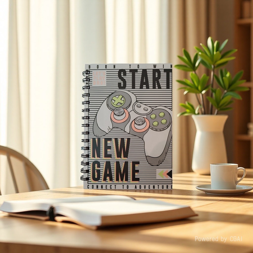 Donghu Paper Products A5 is the favorite of boys! BORN TO WIN Game controller Coil Notebook Universal Notepad for Office and study
