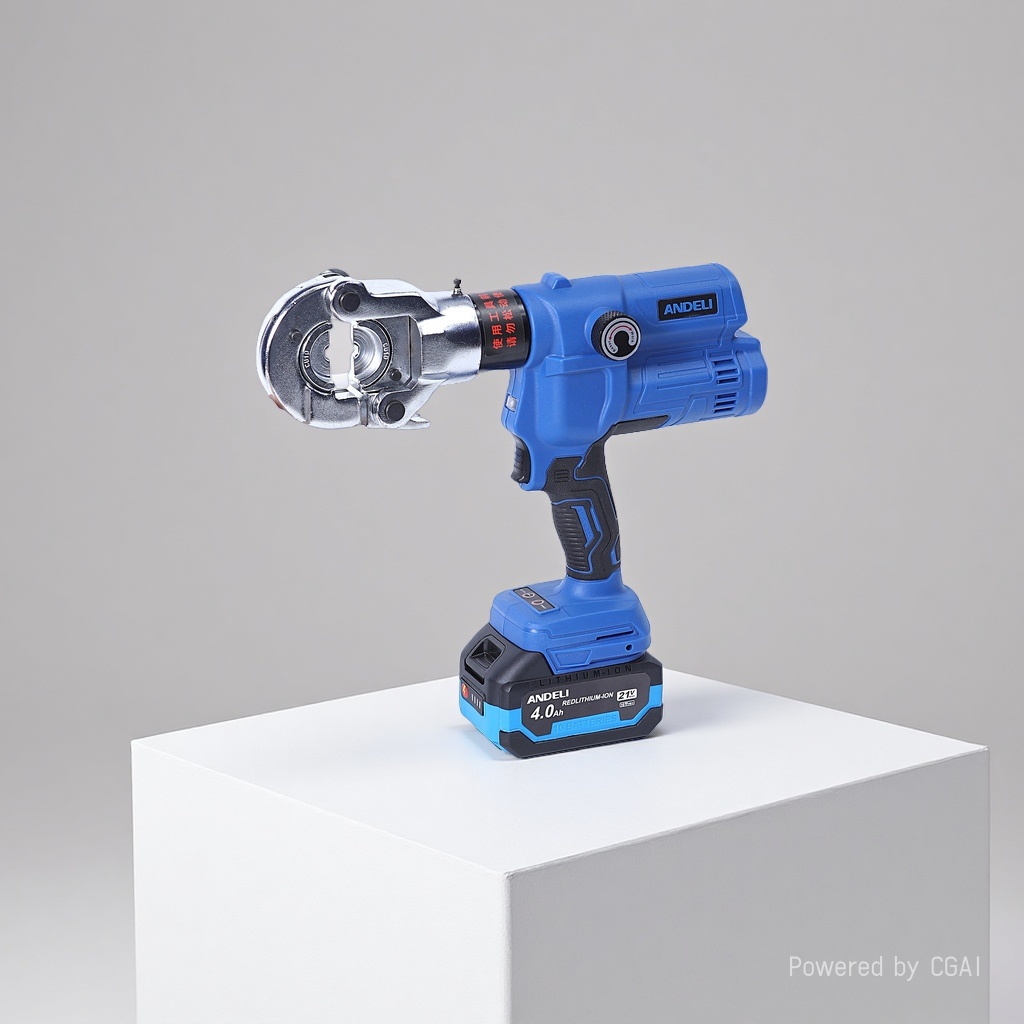 Andeli lithium battery hydraulic pliers, rechargeable electric wire crimping pliers, cable shears, copper and aluminum terminal crimping pliers, electrical tools Application Scenario