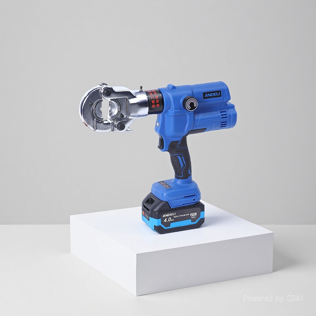 Andeli lithium battery hydraulic pliers, rechargeable electric wire crimping pliers, cable shears, copper and aluminum terminal crimping pliers, electrical tools Specification image