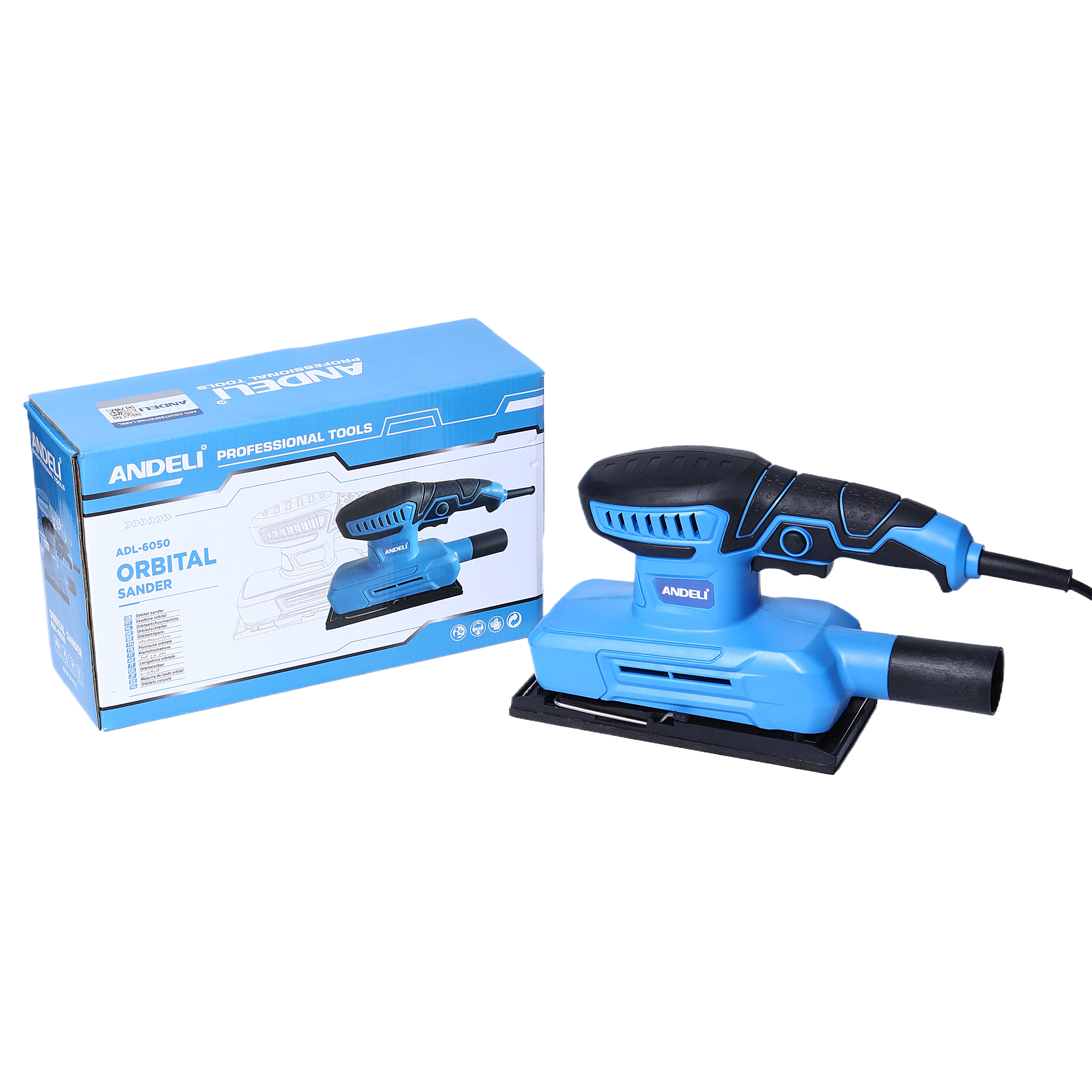 ANDELI ADL-6050 Professional track sanding machine, high-power woodworking grinding machine, furniture paint surface polishing machine Item Picture