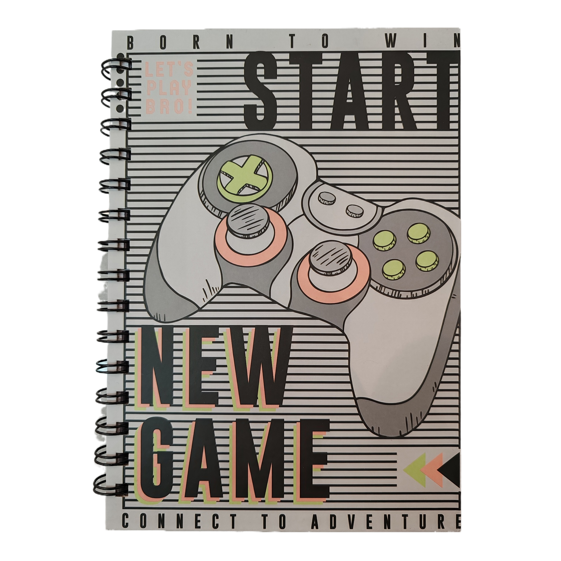 Donghu Paper Products A5 is the favorite of boys! BORN TO WIN Game controller Coil Notebook Universal Notepad for Office and study Item Picture