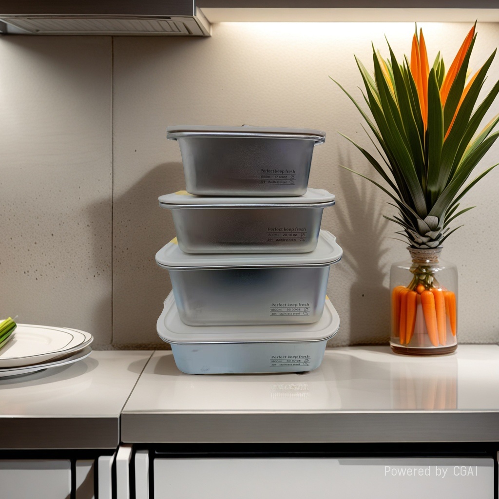 Stainless steel 211 lunch box, bento box, electric heating preservation box, 211 specification insulated, leak-proof and sealed container