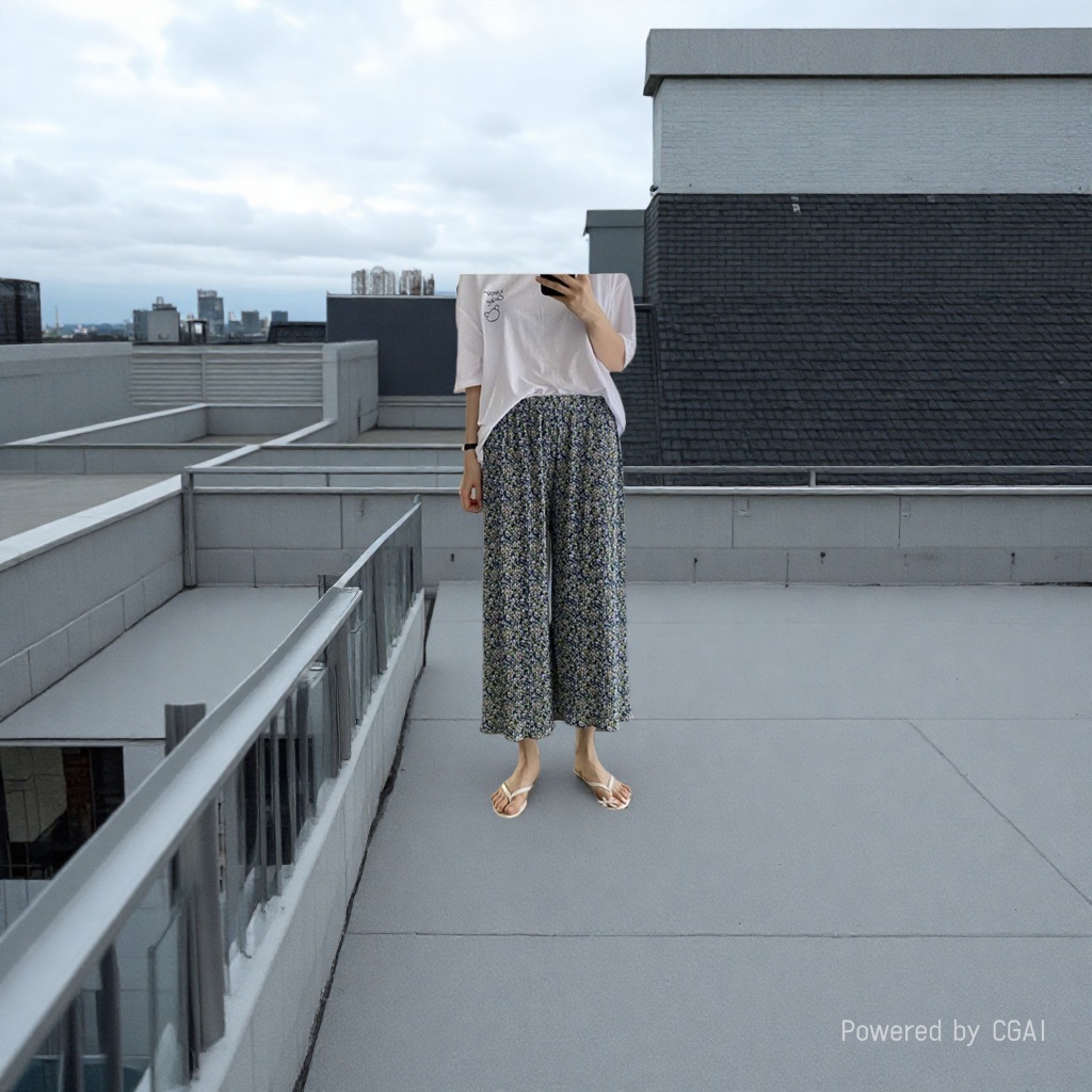 蓝丽欣裤业/蓝丽欣女裤/女裤/国潮/玛依茉白底实物图