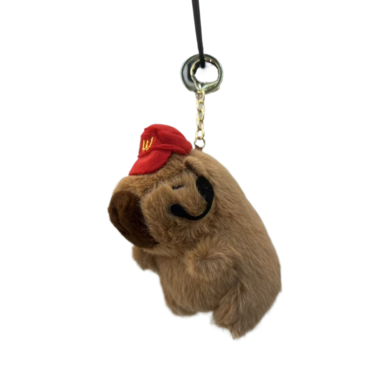 毛绒玩具/玩偶/潮流玩具/定制毛绒玩具/水豚噜噜白底实物图