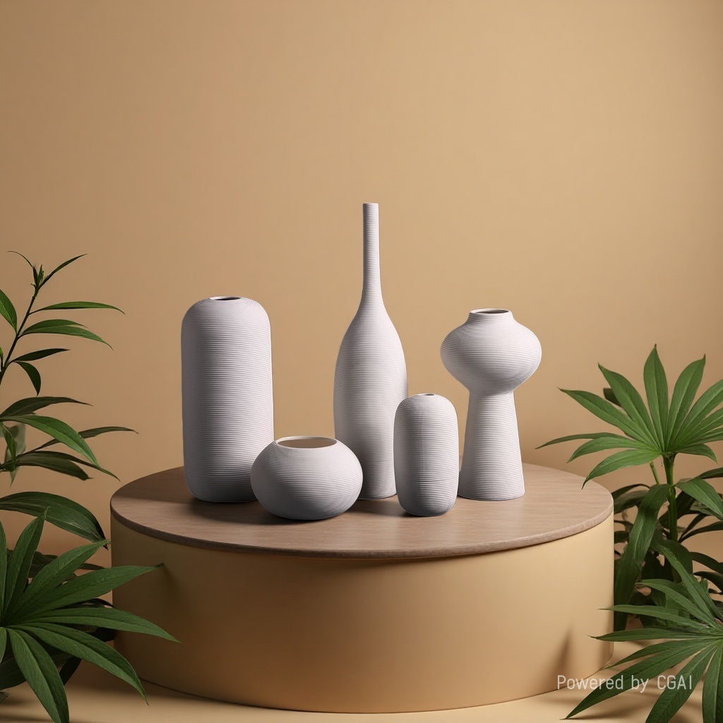 陶瓷花瓶/青花瓶细节图