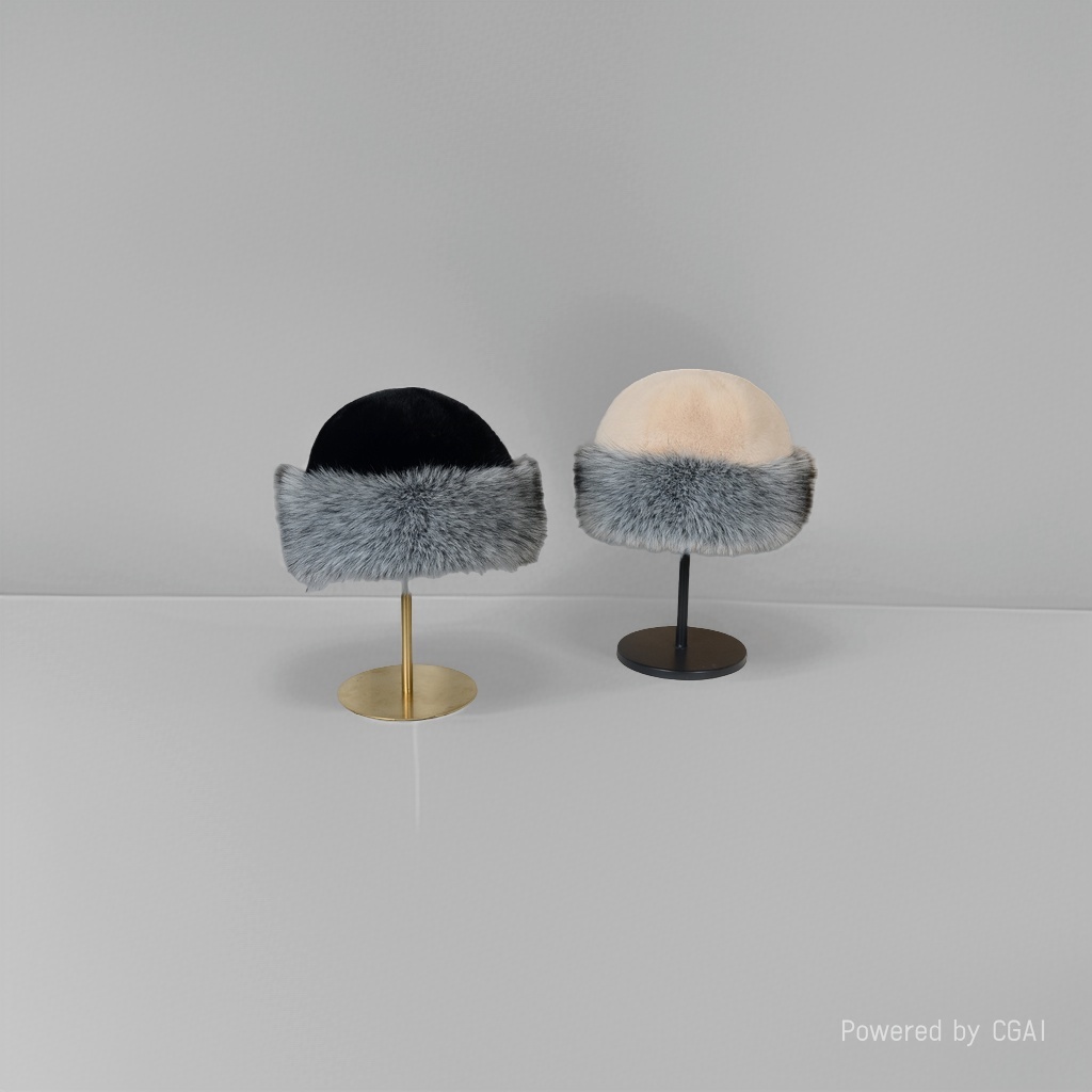 Wholesale warm woolen hats, woolen basin hats, women's Mongolian hats, Northeast hats, women's autumn and winter hats, Korean woolen hats, round hats details Picture