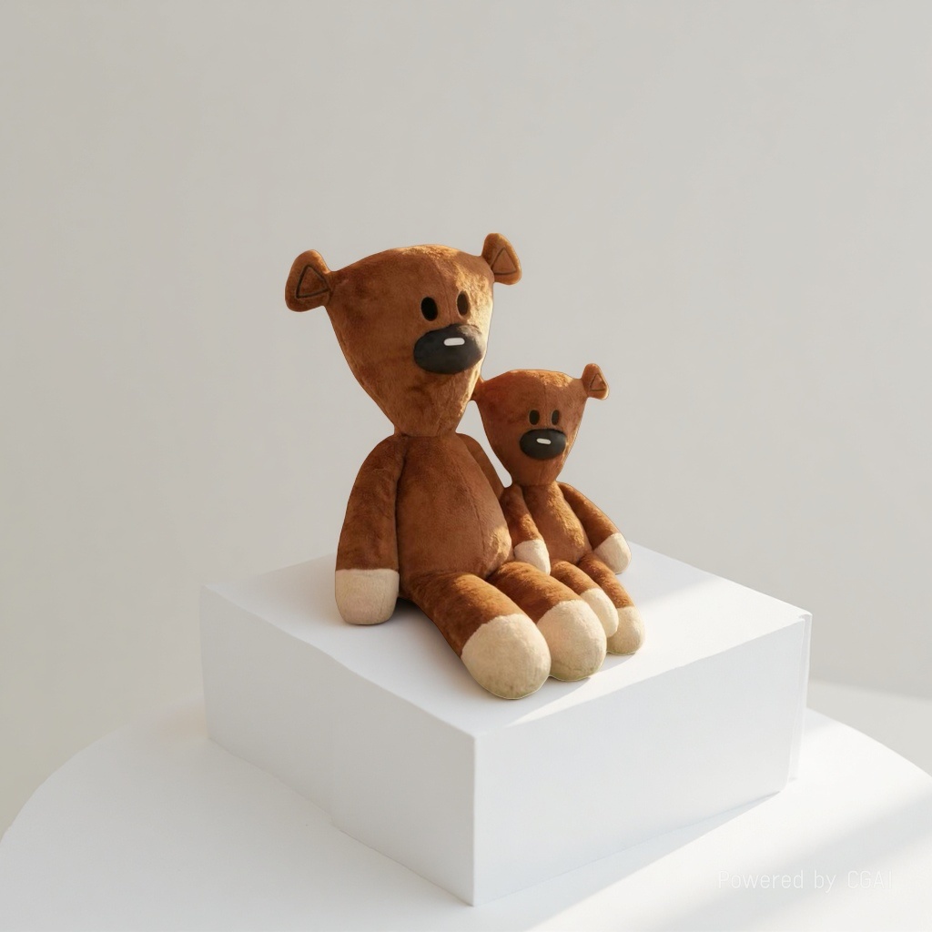 Douyin's same style of Mr. Bean Teddy plush toy, Teddy bear plush teddy bear Bean doll cartoon doll Specification image