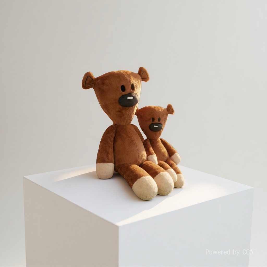 Douyin's same style of Mr. Bean Teddy plush toy, Teddy bear plush teddy bear Bean doll cartoon doll Application Scenario