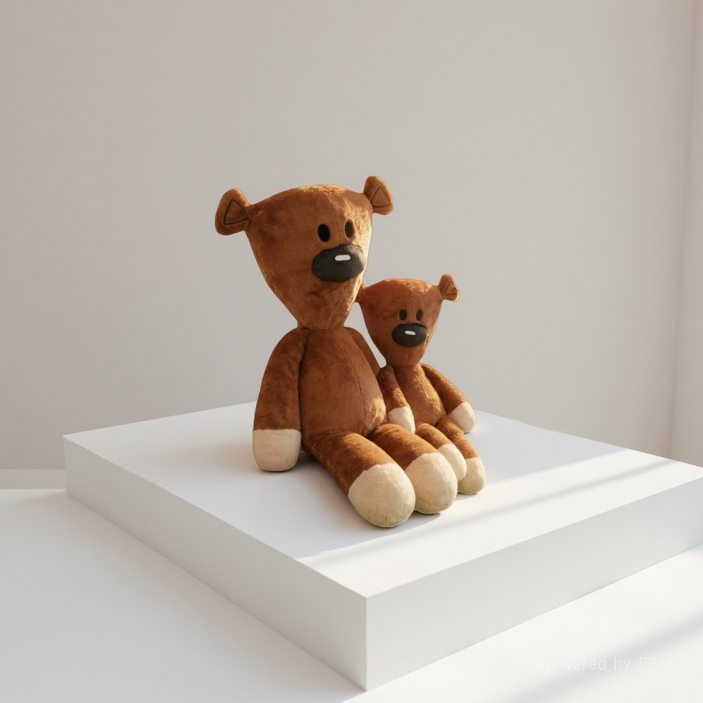 Douyin's same style of Mr. Bean Teddy plush toy, Teddy bear plush teddy bear Bean doll cartoon doll