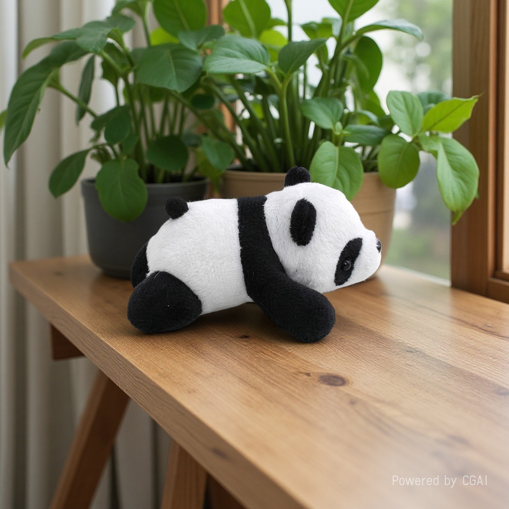 四川大熊猫动物园纪念品毛绒玩具书包背包毛绒挂件小公仔跨境玩偶