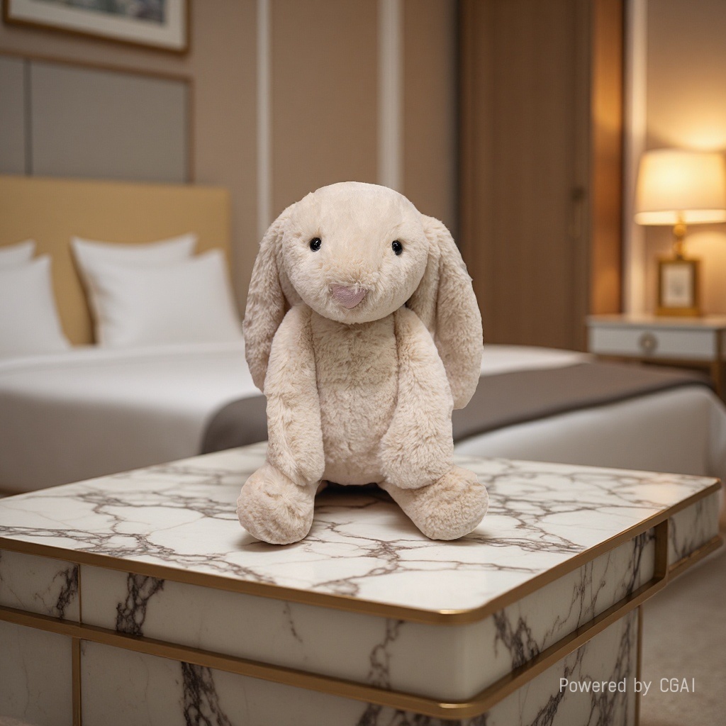 兔子挂件/钩织/蒙奇奇/毛绒玩具/轻松熊细节图