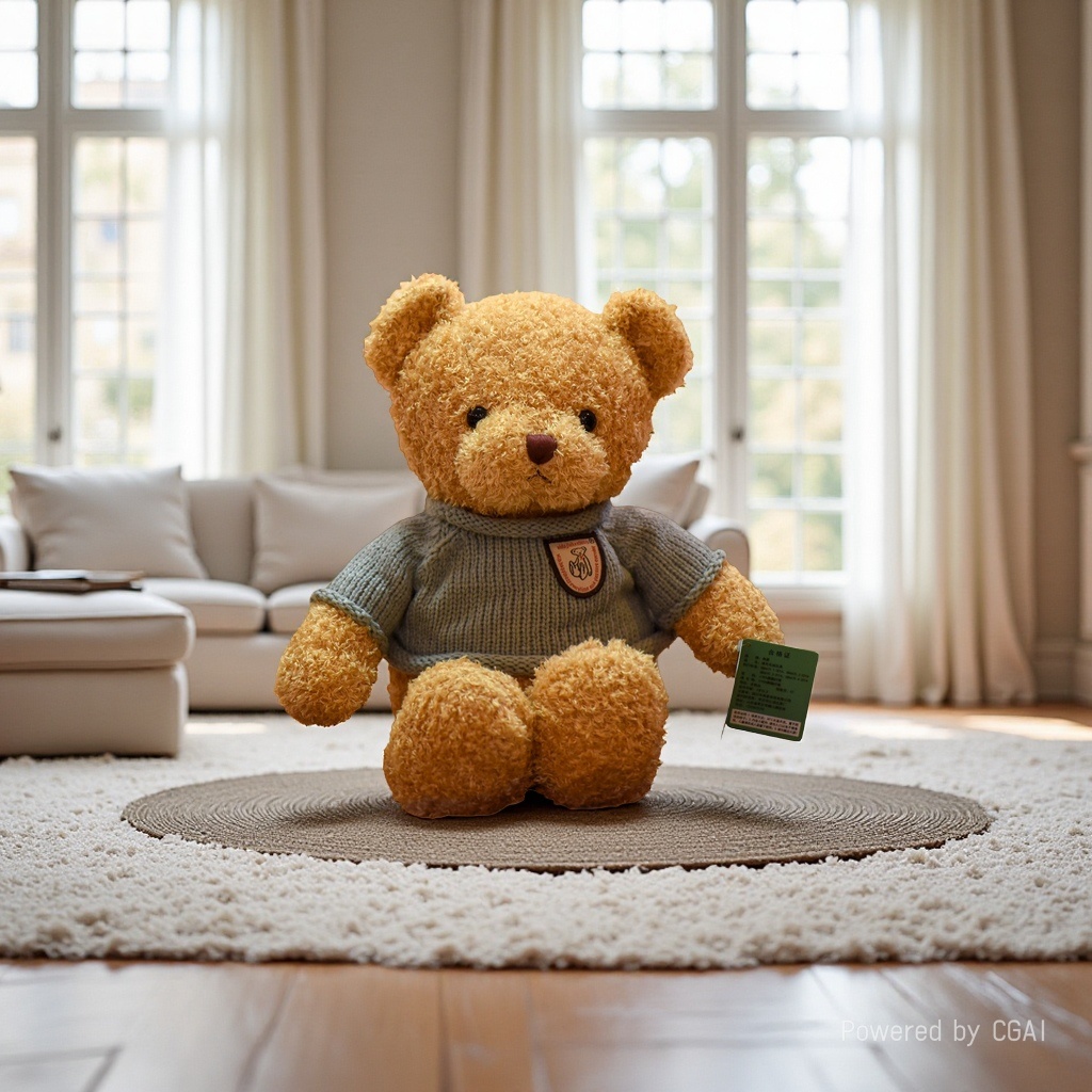 Customized teddy bear plush toys wholesale, doll dolls and figurines support festival-themed LOGO customization