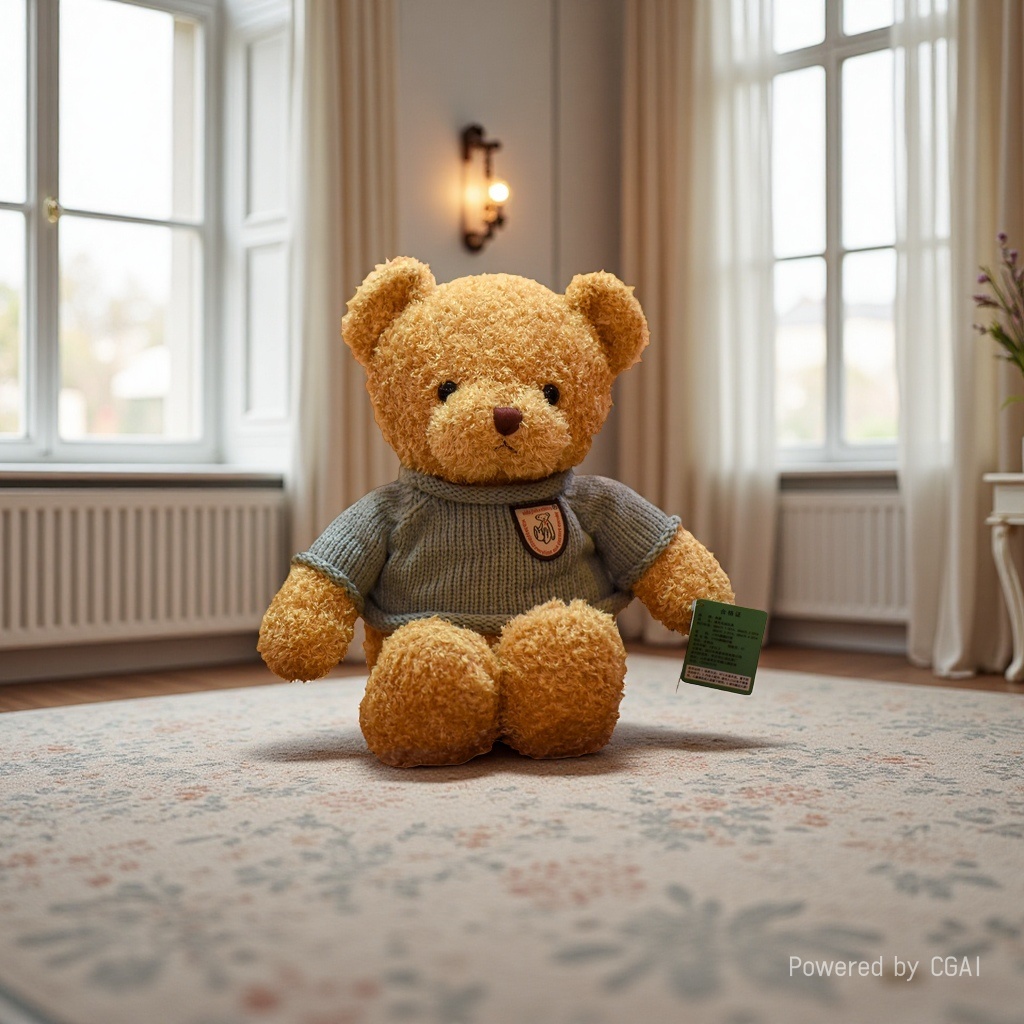Customized teddy bear plush toys wholesale, doll dolls and figurines support festival-themed LOGO customization Specification image