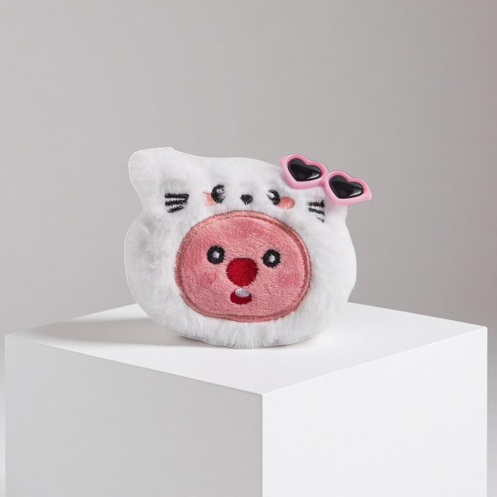 创意可爱吱吱叫变装露比吱吱叫毛绒公仔玩具小海狸玩偶毛绒挂件