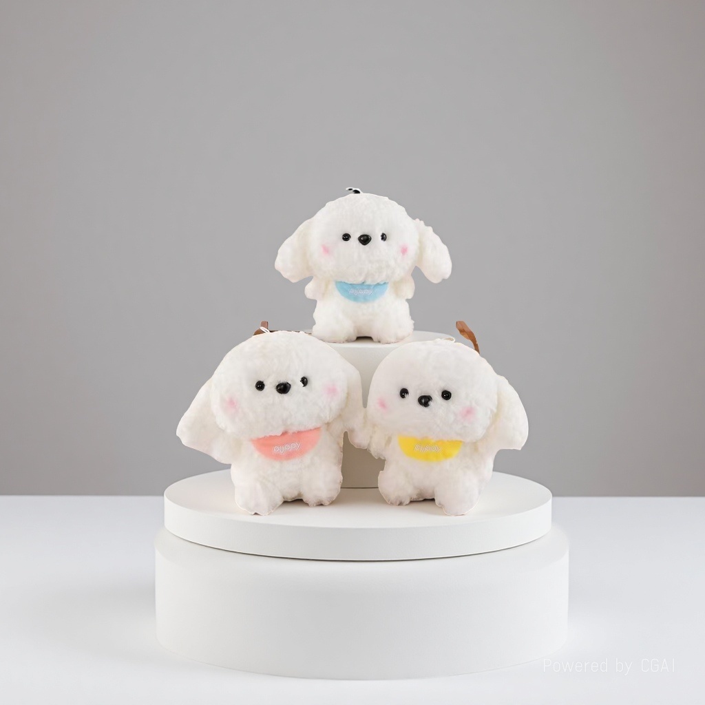 包邮八寸抓机娃娃围巾小狗毛绒玩具玩偶公仔礼物批发婚庆抛洒礼品