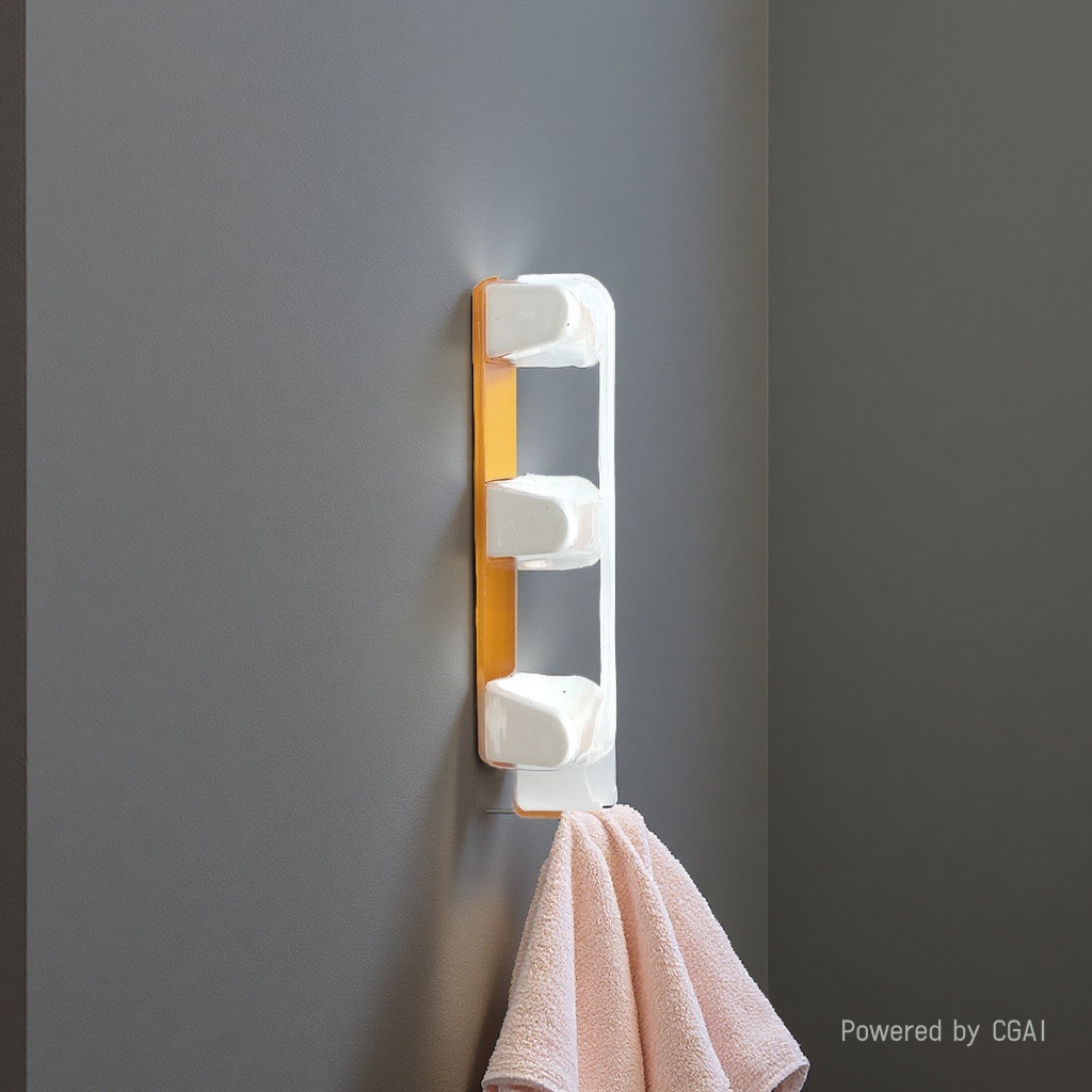 HYDERON Hui Delong Hardware [Factory Direct Sale] Regular White base foam adhesive hooks, Strong PS hooks, hooks, adhesive hooks details Picture
