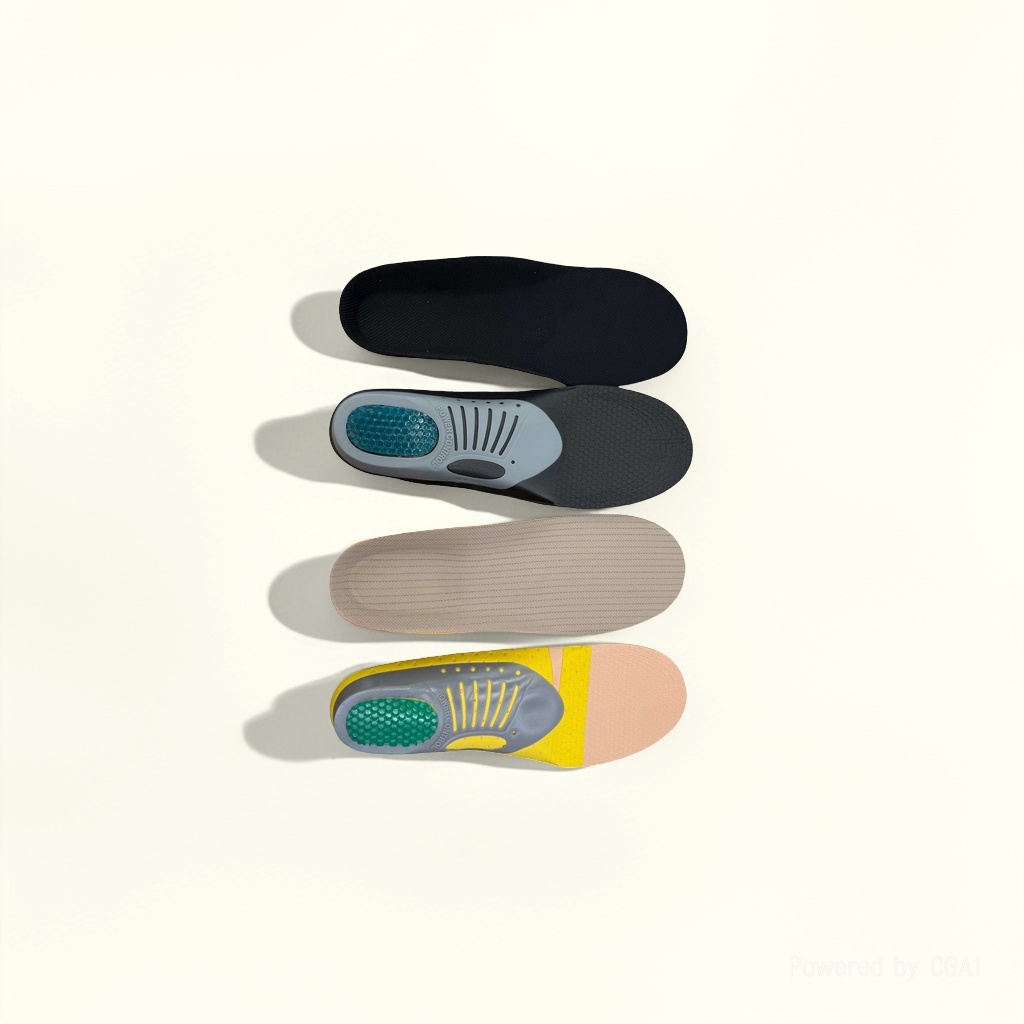 EVA insoles for arch support, sports orthopedic arch support insoles, deodorizing, breathable, sweat-absorbing, highly elastic, shock-absorbing, casual, breathable badminton Specification image