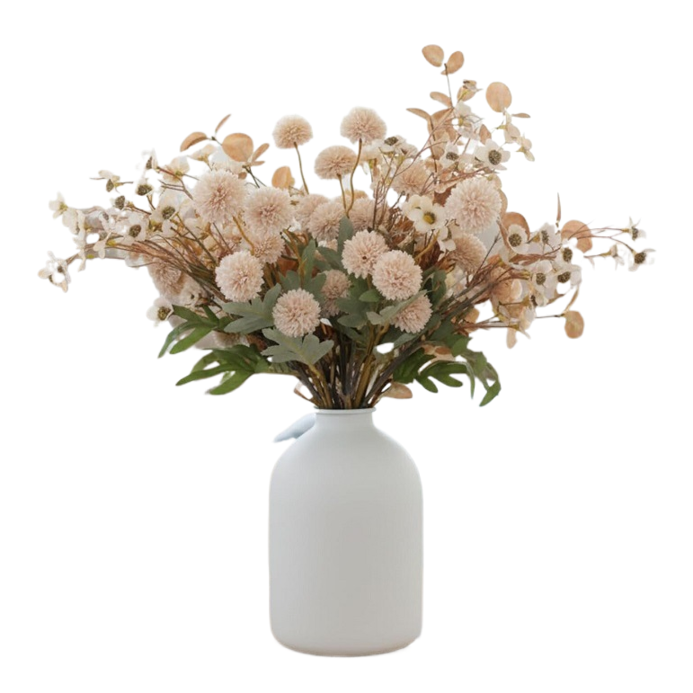 陶瓷花瓶/青花瓶白底实物图