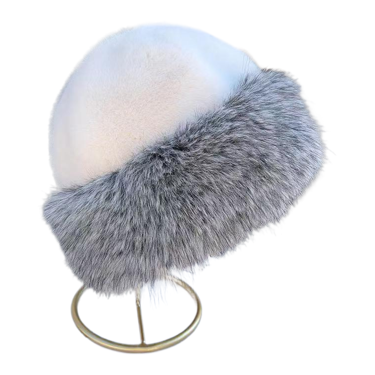 Cross-border best-selling retro leopard print cute elf hat with ears, women's autumn fisherman's hat, plush