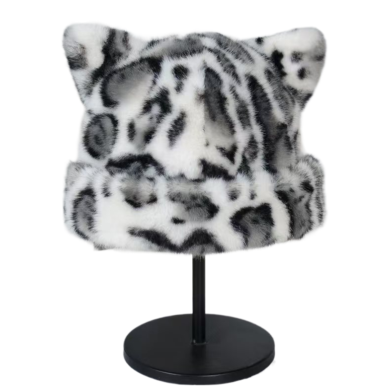 Cross-border Little Elf, cute bear ears, woolen hat, women's winter warm and youthful ear-protecting hat, versatile hood
