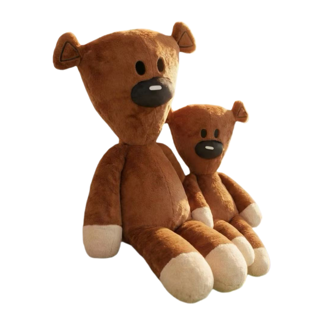 Douyin's same style of Mr. Bean Teddy plush toy, Teddy bear plush teddy bear Bean doll cartoon doll Item Picture