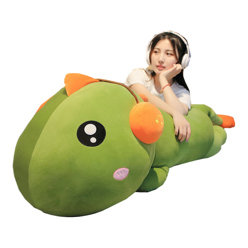 毛绒玩具/玩偶/潮流玩具/定制毛绒玩具/水豚噜噜白底实物图