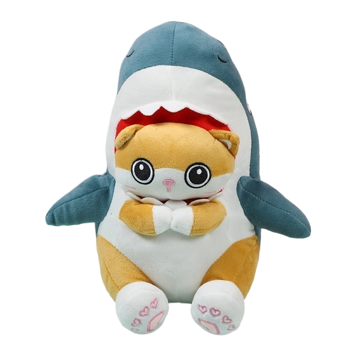 毛绒玩具/玩偶/潮流玩具/定制毛绒玩具/水豚噜噜白底实物图