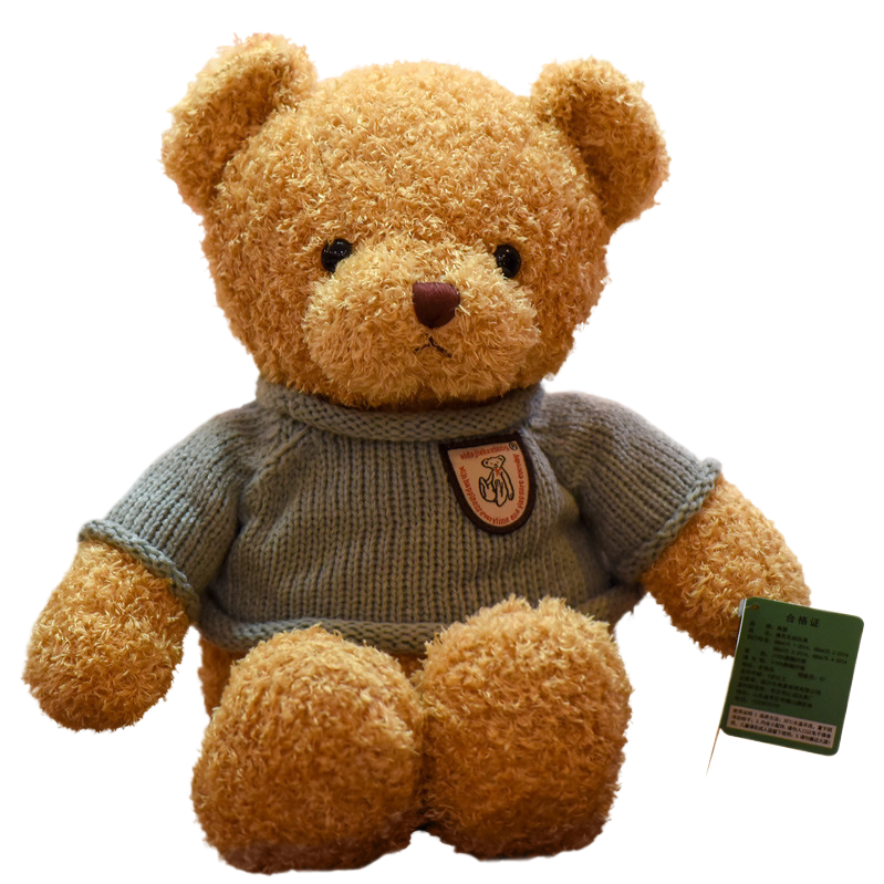 Customized teddy bear plush toys wholesale, doll dolls and figurines support festival-themed LOGO customization Item Picture