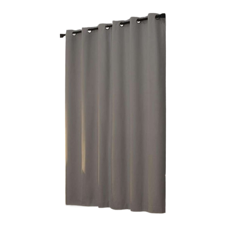 Finished solid-color curtains, cross-border Amazon curtains, blackout curtains, foreign trade curtain fabric, Nordic soft gauze curtains, blackout fabric, cross-border curtains, finished bath curtains, simple style Item Picture