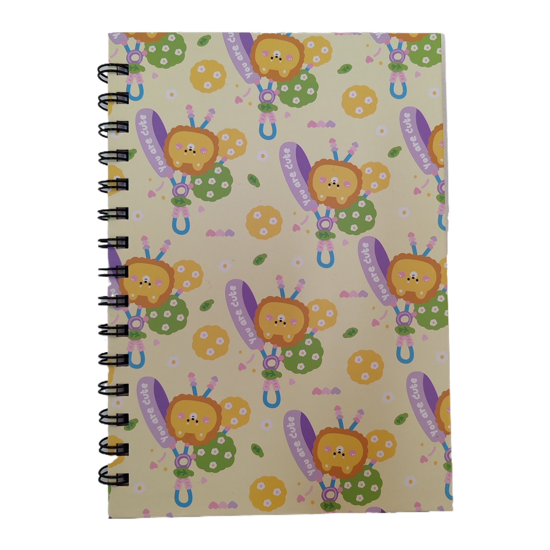 Donghu Paper Products A5 Cartoon Lion Coil Notebook, high appearance level, Ins-style notebook, student notebook Item Picture